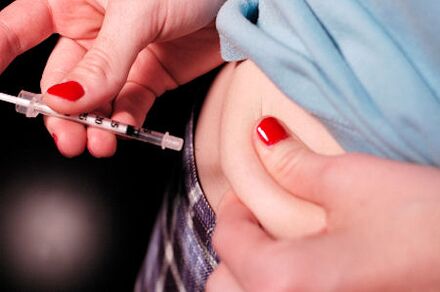 Injections d'insuline comme principale méthode de traitement du diabète de type 1